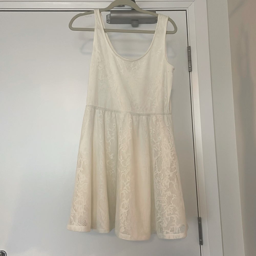 Dynamite Cream Lace Dress